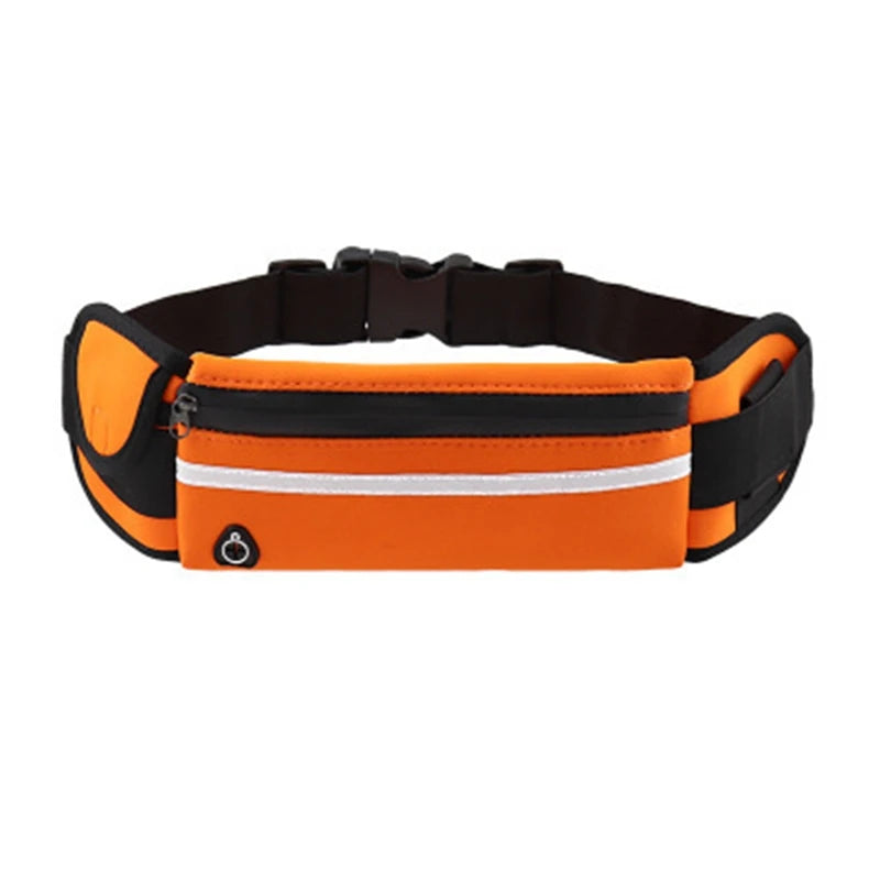 Reflective Running Waist Bag Waterproof Sports Gym Mobile Phone Bag