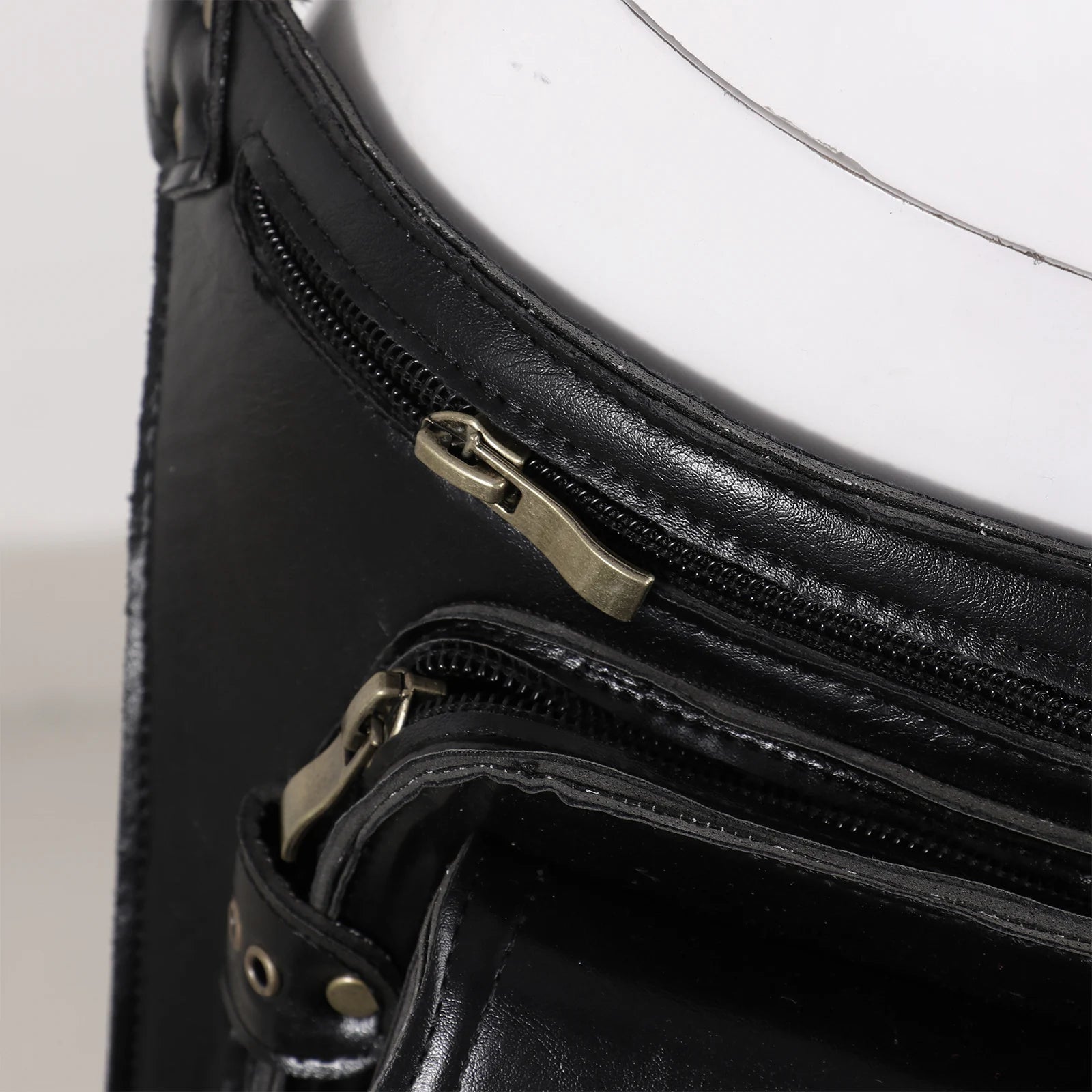 Retro Rubber Satchel Bag Crossbody Shoulder Handbag Messenger Travel