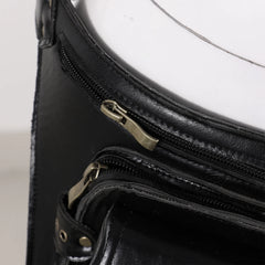 Retro Rubber Satchel Bag Crossbody Shoulder Handbag Messenger Travel
