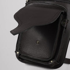 Retro Rubber Satchel Bag Crossbody Shoulder Handbag Messenger Travel