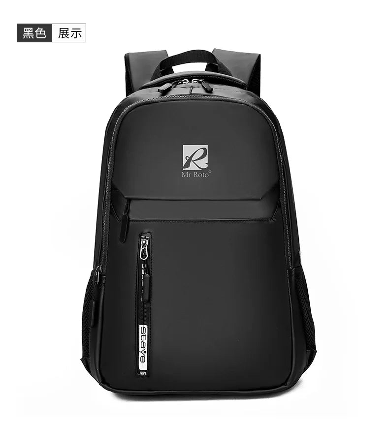 Unisex Waterproof Nylon Schoolbag Business Backpack