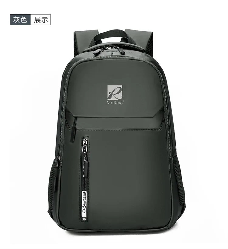 Unisex Waterproof Nylon Schoolbag Business Backpack
