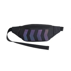 Unisex Tide Couple Shoulder Crossbody Bag Reflective Dead Fly Hip Hop Street Wai