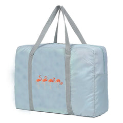 Flamingo Pattern Travel Organizer Bag Large Capacity Weekend Bag