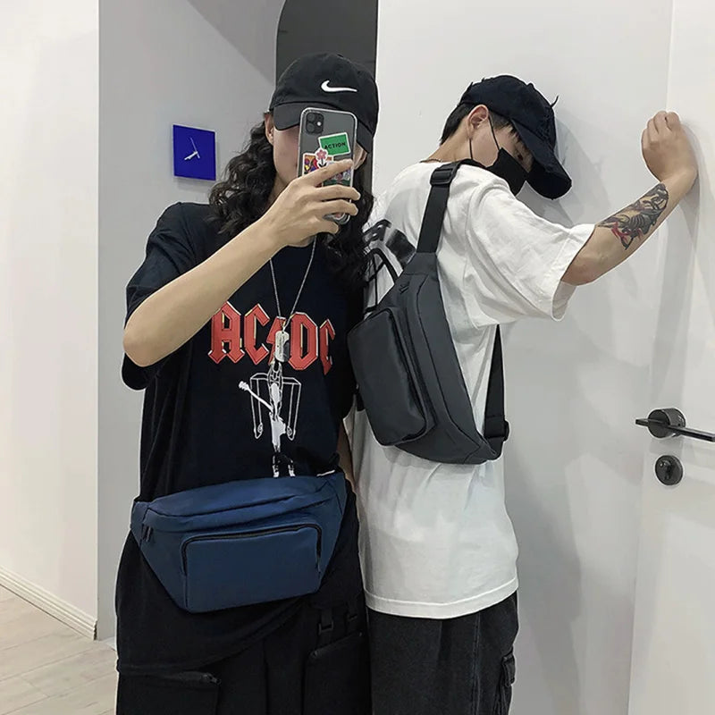 Unisex Waist Bag Fanny Pack Waterproof Hip Hop Chest Bag