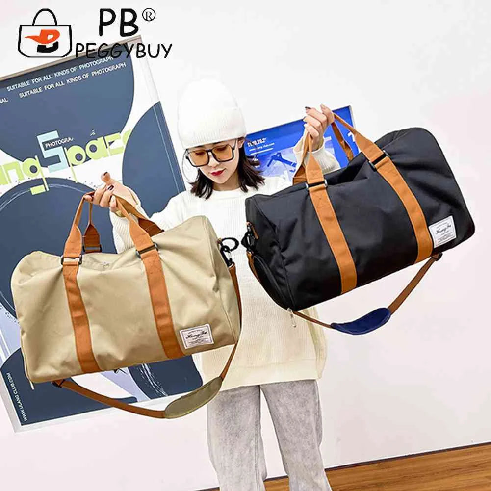 Unisex Women Shoulder Bag Large Capacity Weekend Overnight Bag