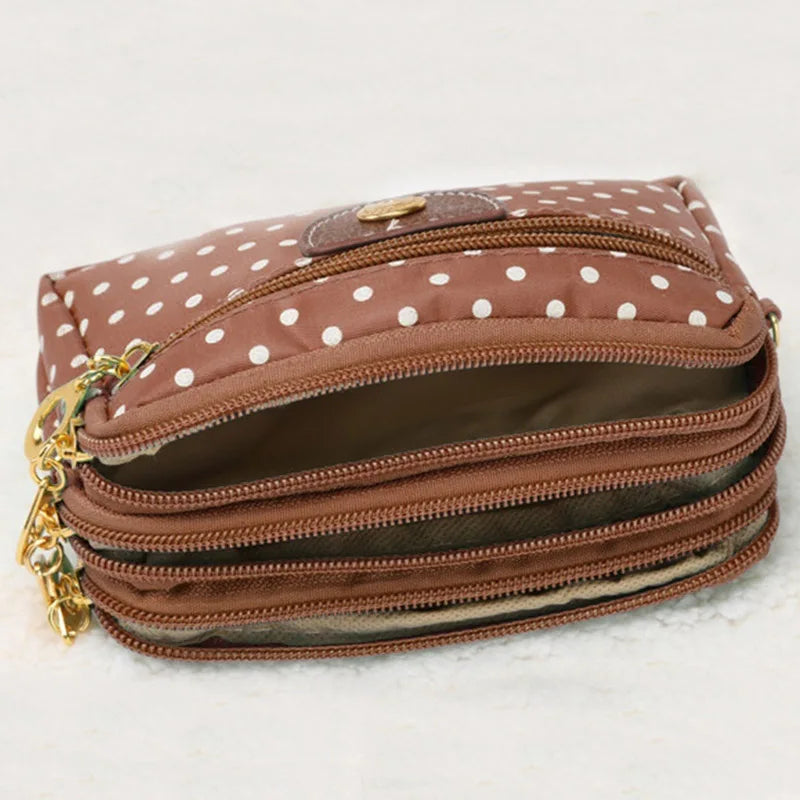 Universal Large Wallet Women Mobile Phone Bag Outdoor Arm Shoulder Cover Case