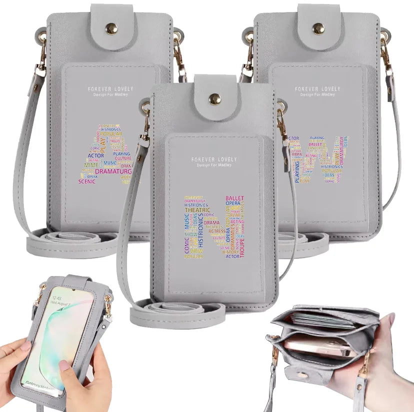 Touch Screen Mobile Phone Bag Wallets Card Pack Purse Women's Shoulder Bags