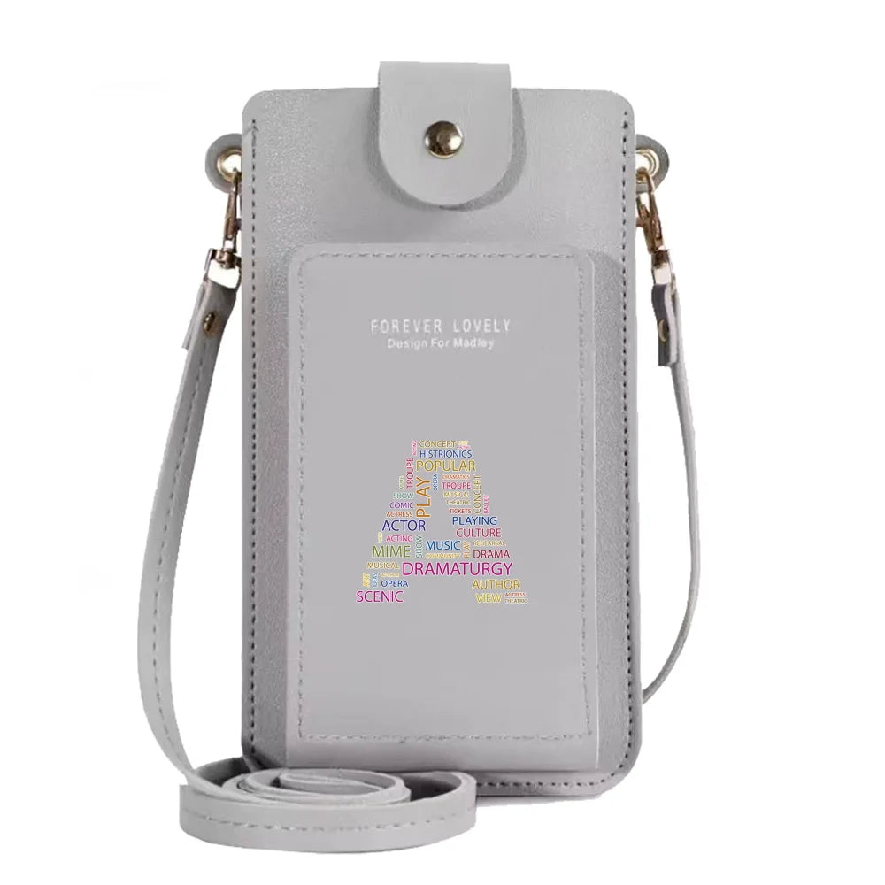 Touch Screen Mobile Phone Bag Wallets Card Pack Purse Women's Shoulder Bags