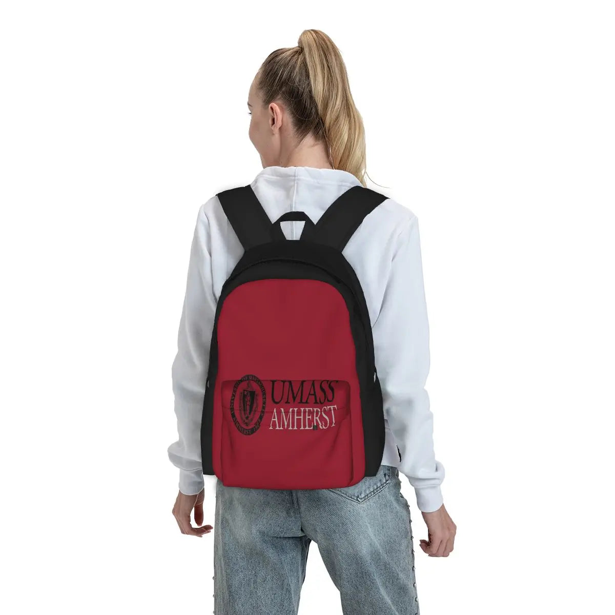 UMass Amherst 2 Backpacks Men's & Women's Rucksack School Bag