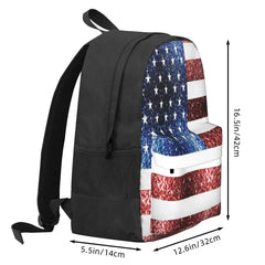 Red Faux Backpacks Men's & Women's Bags