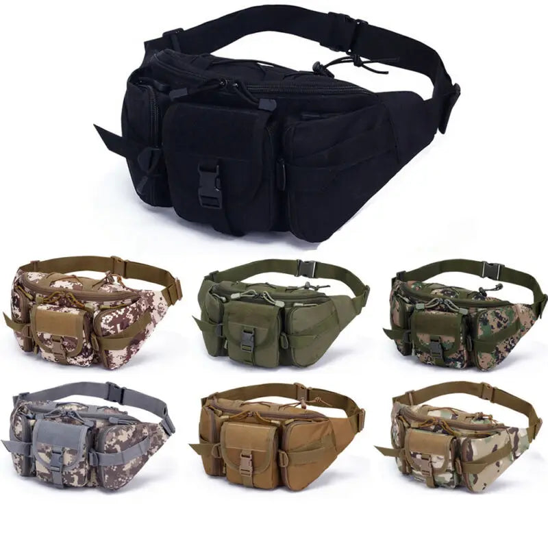 Tactical Waist Bag Pack Military Hip Bum Belt Bag