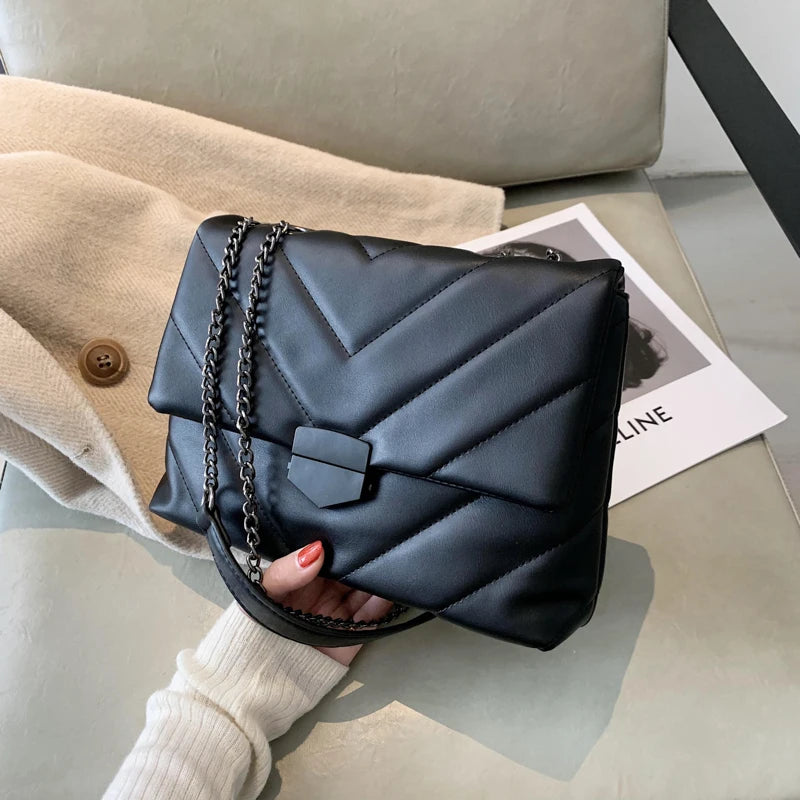 V-line Crossbody Bag For Women Shoulder Handbag