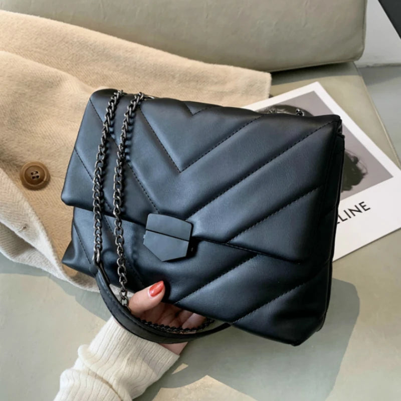 V-line Crossbody Bag For Women Shoulder Handbag
