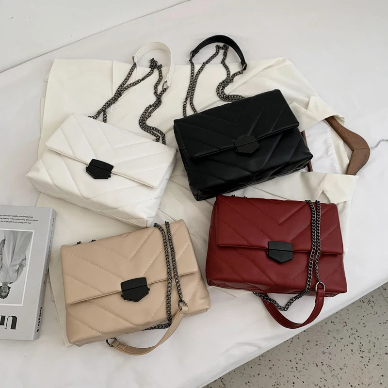 V-line Crossbody Bag For Women Shoulder Handbag
