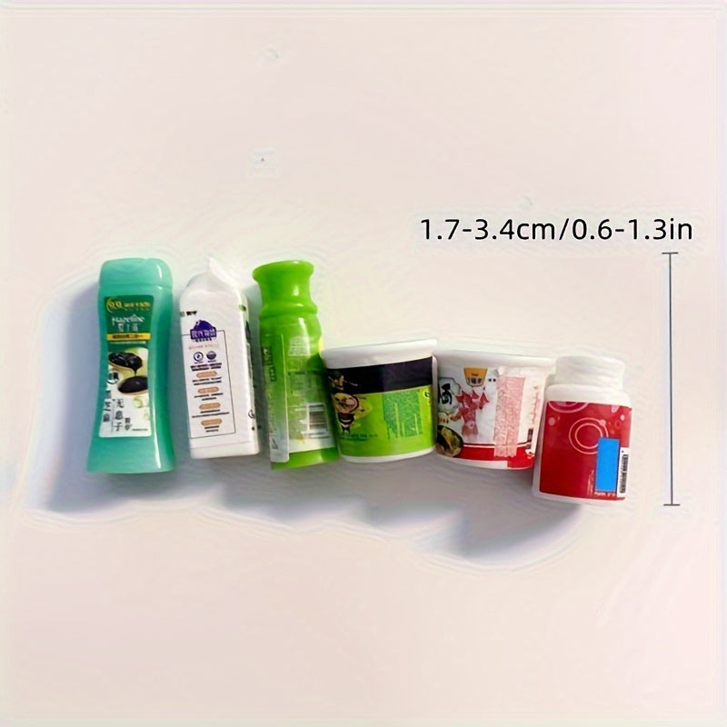 5pcs Shampoo & Conditioner Bottles Set Travel Size Mini House Accessories