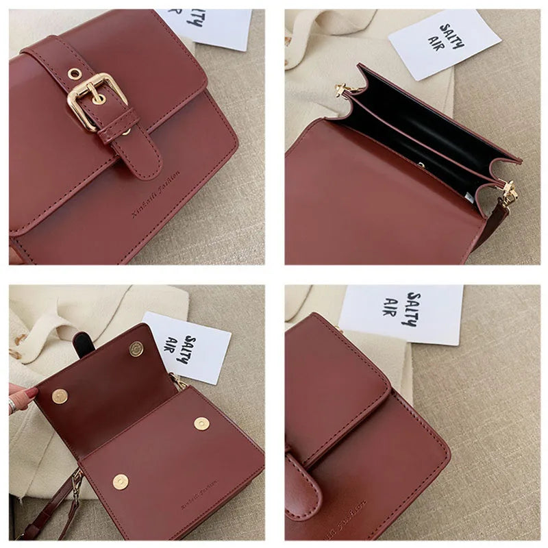 French Vintage Texture Shoulder Bag Classic Joker Lady Bag