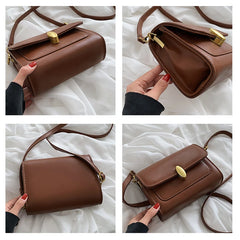 Women's PU Leather Crossbody Bag with Handle