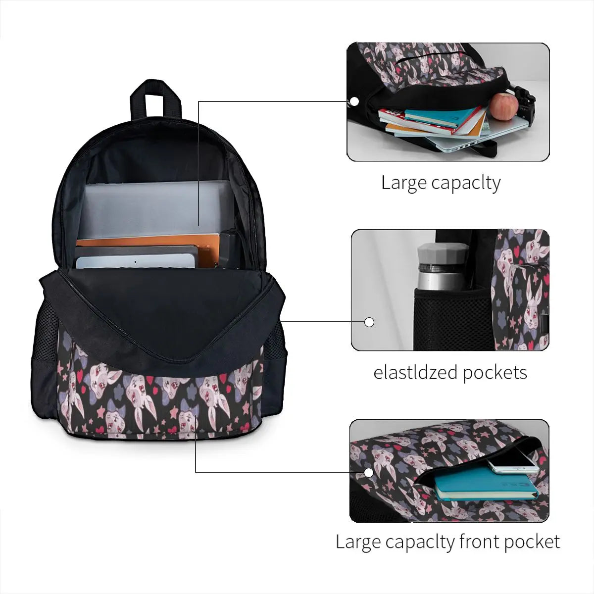 Vanny Pattern Backpacks Men's Backpacks Bags For Women School Bag