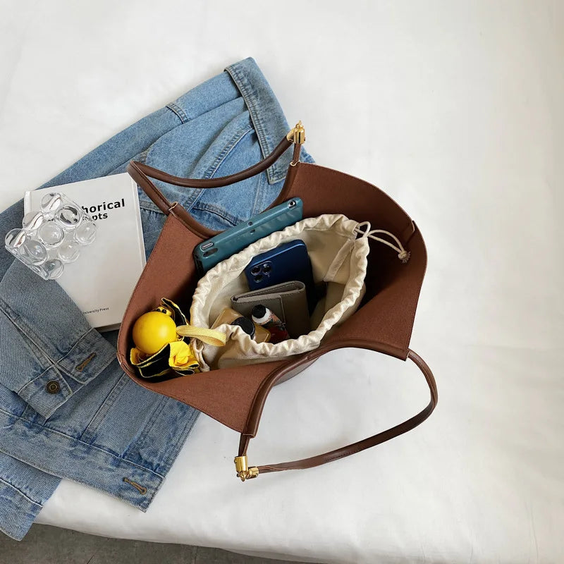 Vegetable Basket Bucket Bags Female Handbags Casual Tote Bag