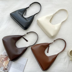 Women's PU Leather Shopping Bag Casual Shoulder Pouch