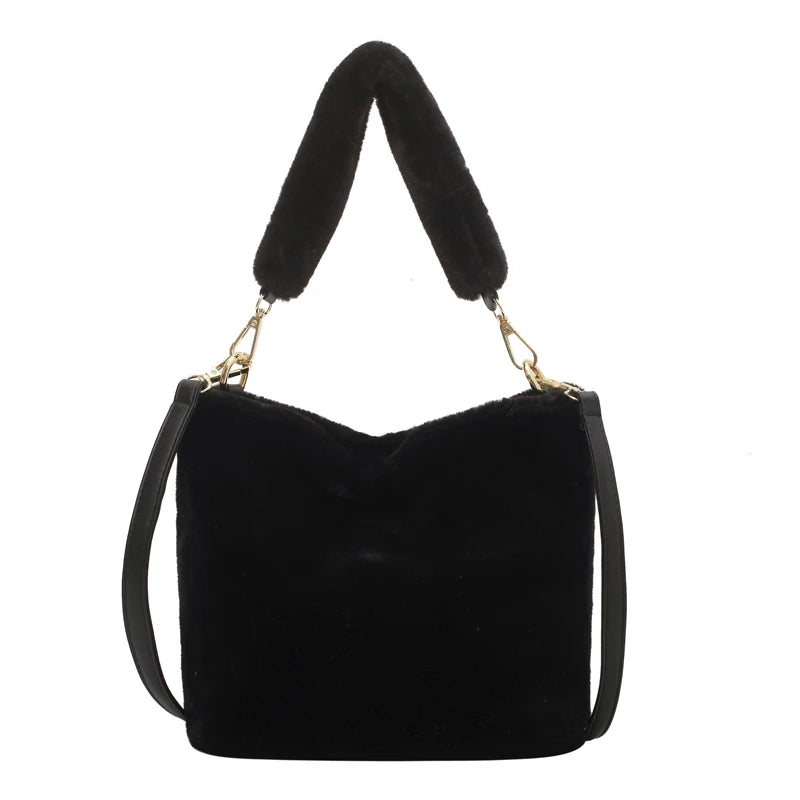 Soft Felt Women's Handbag Large Capacity Shopper Tote