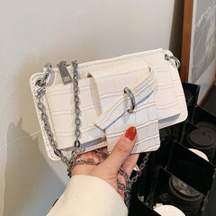 Women's Pu Leather Small Messenger Shoulder Bag