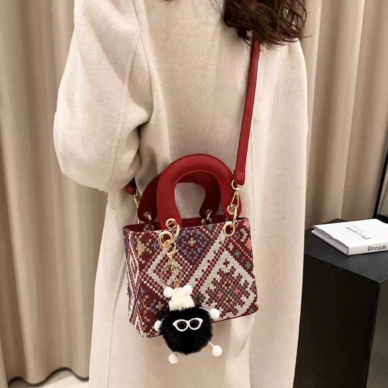 Wide Strap Shoulder Bag Women Lady Handbags Purses