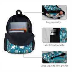 Vet Med Happy & Healthy Backpacks Men's Backpacks Bags For Women Backpack