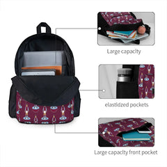 Villa Table Footballer Backpacks Unisex Zipper Backpacks