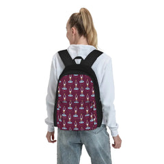 Villa Table Footballer Backpacks Unisex Zipper Backpacks