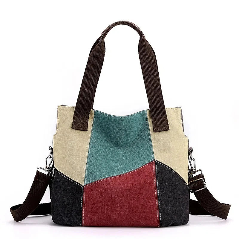 Vintage Canvas Women Messenger Bags Crossbody Women's Shoulder Bag