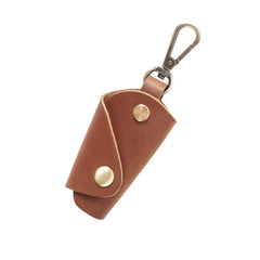 Vintage Leather Car Key Case Holder Smart Housekeeper