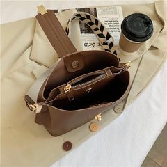 Vintage Casual Bucket Bags For Women Handbags Women Bags