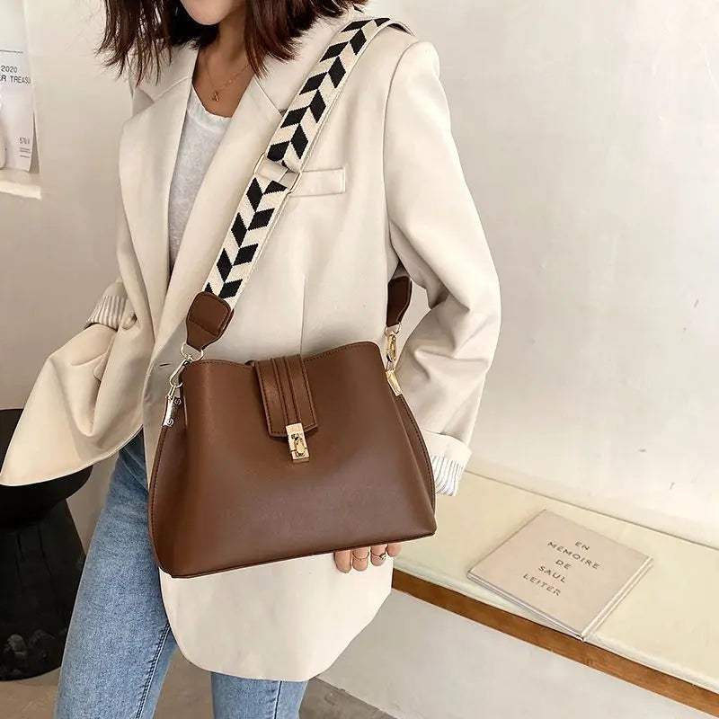 Vintage Casual Bucket Bags For Women Handbags Women Bags