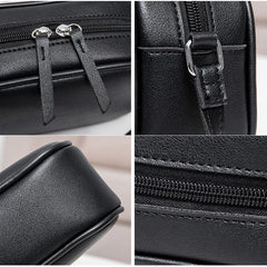 Vintage Casual Small Square Bags For Women Solid PU Leather Totes Handbags Lady