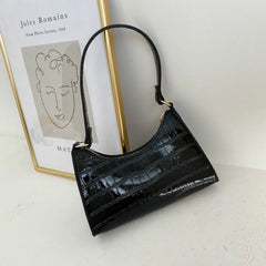 Vintage Casual Women's PU Leather Chain Tote Bags