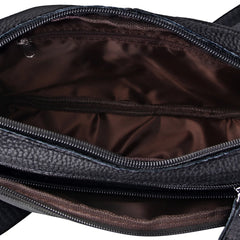 Vintage Cow Leather Messenger Bag Business Handbag