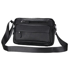 Vintage Cow Leather Messenger Bag Business Handbag