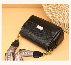 Vintage Cowhide Cell Phone Shoulder Bag Leather Messenger Bags