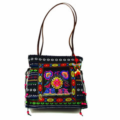 Vintage Ethnic Shoulder Hobo Hippie Embroidery Floral Cross Body Purse Bag