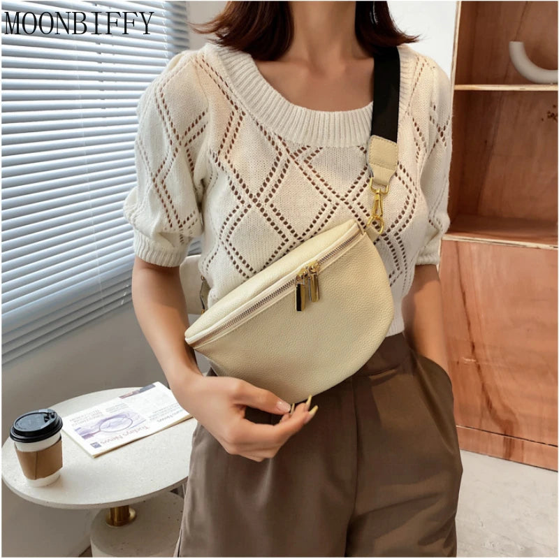 Vintage Fanny Pack Woman Banana Waist Bag