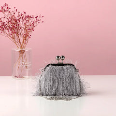 Vintage Shell Lock Women's Crossbody Bag