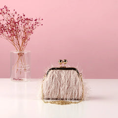 Vintage Shell Lock Women's Crossbody Bag