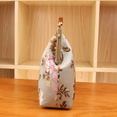 Vintage Shell Lock Crossbody Bag with Chain Women's Handbag