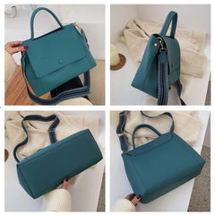Vintage Female Tote Bag High PU Leather Women's Handbags High Capacity