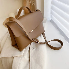 Vintage Ladies Messenger Bag Female Tote Bag PU Leather Women's Handbag
