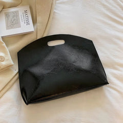 Vintage PU Leather Hand Bag for Women and Men