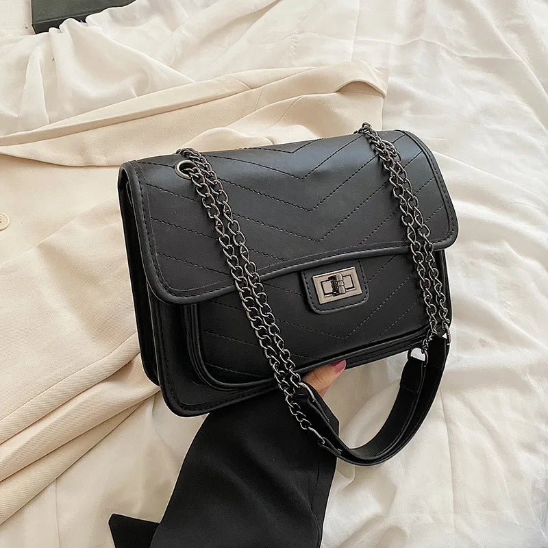 Vintage Small Square Handbag for Women
