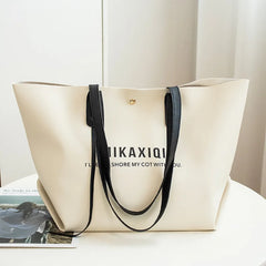 Vintage PU Leather Shoulder Bag Large Capacity Lady Purse